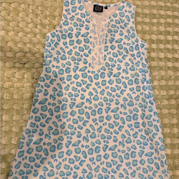 Tuk Tuk designs leopard sapphire shift dress - Picture 9 of 10